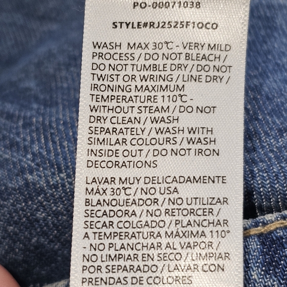 Rag & Bone LORI Midrise Wide Leg Jeans In 30 - Picture 8 of 8